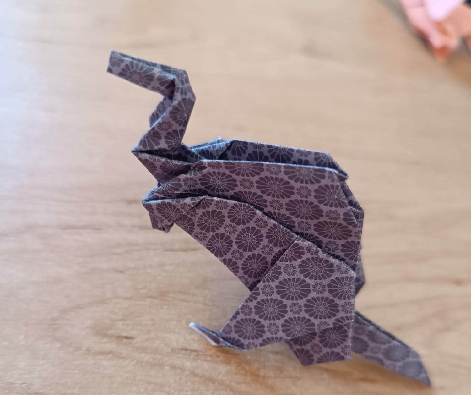 origami workshop - dinosauři
